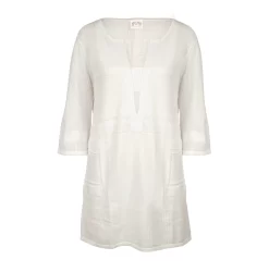 Tunique De Plage Chic Blanche