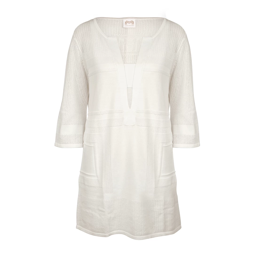 Tunique De Plage Chic Blanche 1 Tunique De Plage Chic Blanche