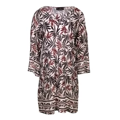 Tunique Imprimé Beige Et Noir Balance