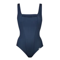 Maillot Une Pièce De Sport Uni Marine Blue Secret