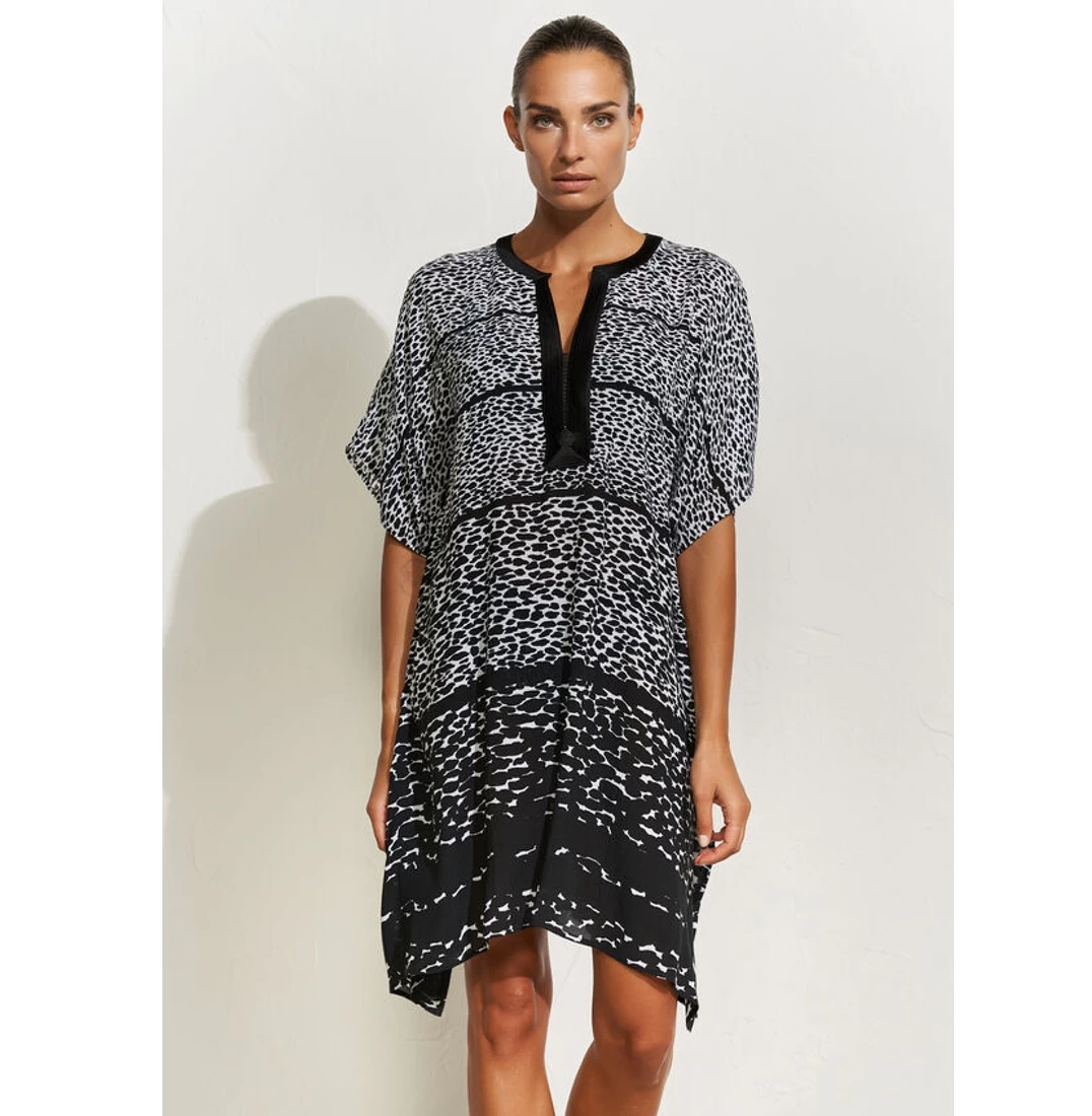 Tunique Imprimé Noir Et Blanc Capture 1 Tunique Imprimé Noir Et Blanc Capture