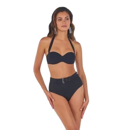 Maillot De Bain Bandeau Noir Hilda