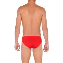 Slip De Bain Sport Pour Hommes Mistral 5 Slip De Bain Sport Pour Hommes Mistral -Swim Chic Soldes mistral rouge dos