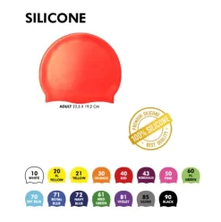 Bonnet De Bain - PMR Silicone Sénior Avec Emballage Individuel