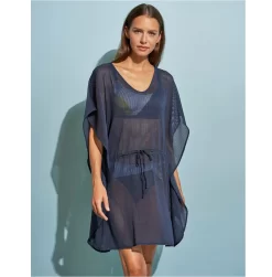 Tunique De Plage Uni Tendance